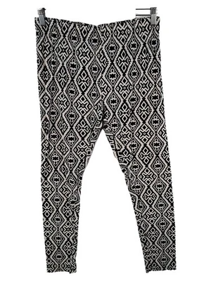 Boule Leggings Femme Noir Motif Ethnique Casual (EU 42, W33, INT XL) - Photo 1/4
