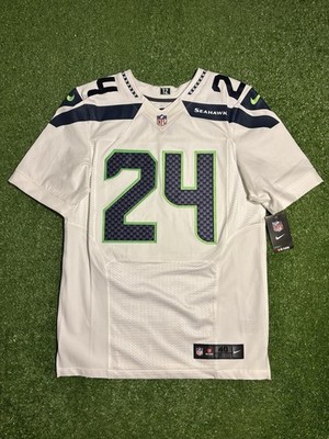 Authentic Marshawn Lynch Seattle Seahawks Nike Elite Jersey Mens