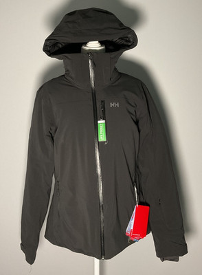 Helly Hansen Alphelia Women's Size L Black Ski Jacket NWT 