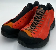 Zamberlan Free Blast Men's Size 9.5 Orange Suede Hiking Shoes *Missing Lace*