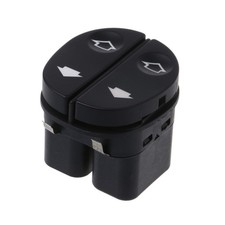 Car Power Window Switch 2 Buttons Driver Side Switch for Fiesta Tourneo