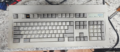Rare Wang 725-7951-US Orange Alps Omron Mechanical Clicky Keyboard