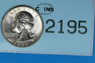 1955-D BU 25C WASHINGTON SILVER QUARTER DOLLAR EARLY US TYPE COIN RAW-2195