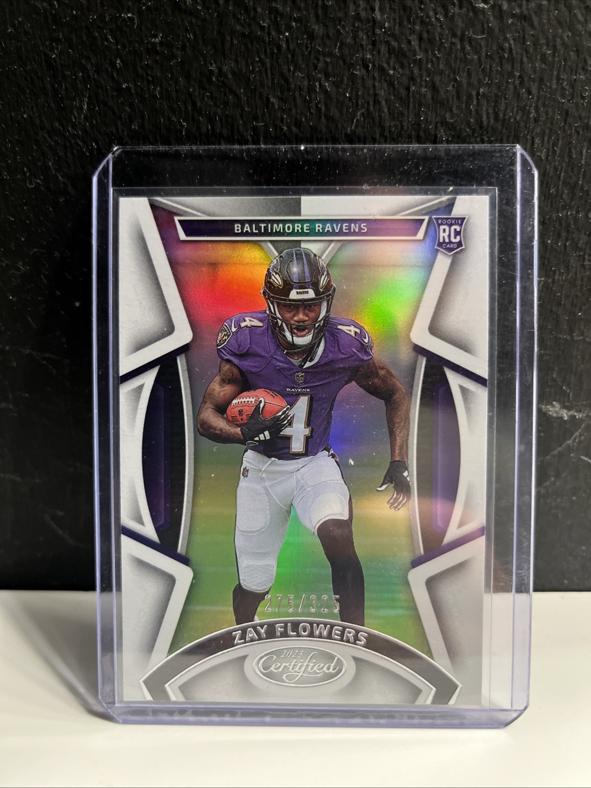 2023 Panini Certified - Rookies Zay Flowers #185 Mirror /325 (RC)