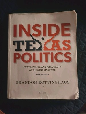 Inside Texas Politics Textbook 4th Edition w/Digital Learning Resources