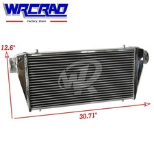 3 Inlet And Outlet Universal 31x12x3 Turbo Front Mount Alumiunum Intercooler