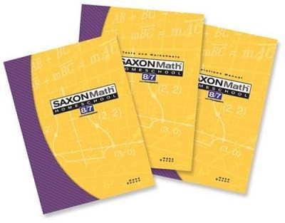 Sächsische Mathe 87 Heimlernset dritte Ausgabe nur Komponenten (Homeschool Mathe 8/7)