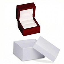 Premium Handmade Rosewood Ring Wooden Box - Engagement Ring Box, Suitable for...