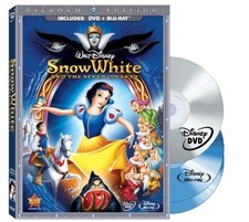 Snow White and the Seven Dwarfs Three-Disc Blu-ray/DVD Combo BD Live w/DV...