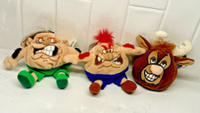 Lot of 3 - NWT lVintage Silly Slammers Limited Edition Plush Non Working