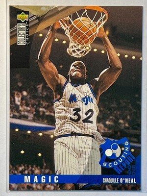 1996 Upper Deck - Shaquille O'Neal - Scouting Report #129