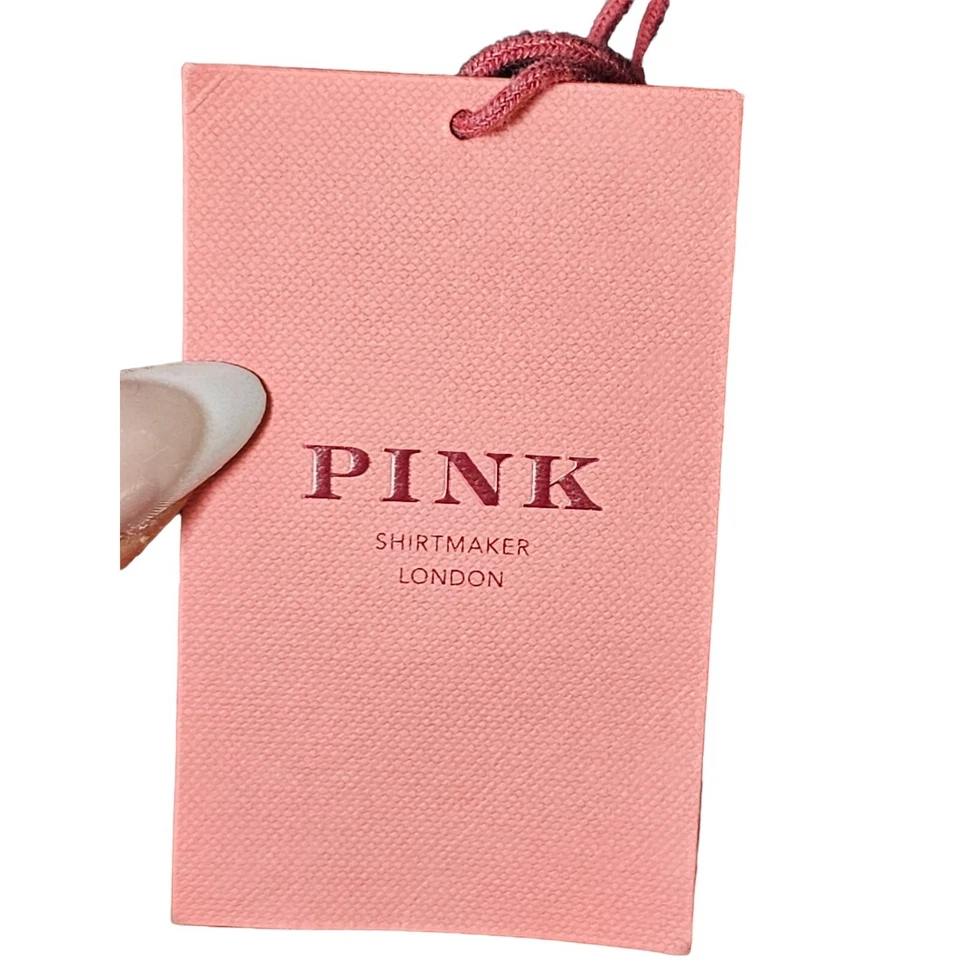 Nuevo con etiquetas Abrigo Para Hombres Thomas Rosa Camisamaker Londres 100% Algodón Azul Marino Talla S Foto 3 de 4