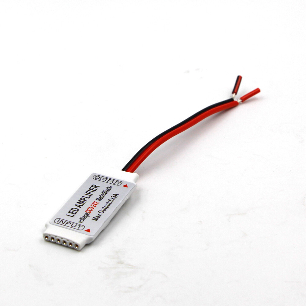 Produktbild von LED-Signalverstärker DC 5–24V 30A – PWM-Verstärker Im Metallgehäuse Für Einfarbige LED-Streifen