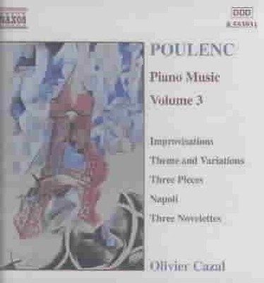 Poulenc: Klaviermusik Band 3 - ThŠme Vari  usw. / Cazal von Cazal [Compact Disc]