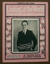 Looking At The World for Uku & Piano Vintage Sheet Music by Malie & Steiger 1926
