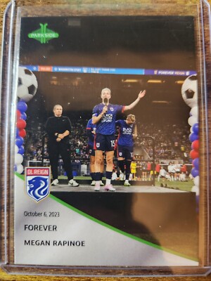 2023 Parkside Pronto NWSL Megan Rapinoe Forever Silver 3/10 SSP #116 OL Reign