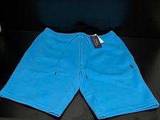 NEW Polo Ralph Lauren Solid Double Knit Performance Sweat Shorts Turquoise Blue