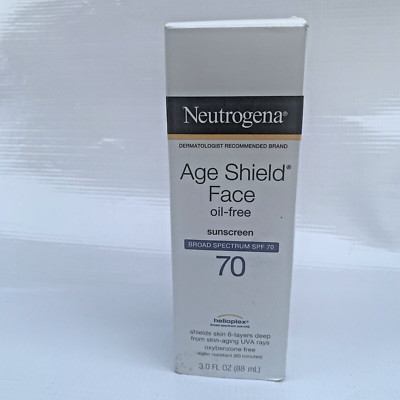Neutrogena Face Lotion Age Shield SPF 70 Broad Spectrum Sunscreen Exp 07/2026