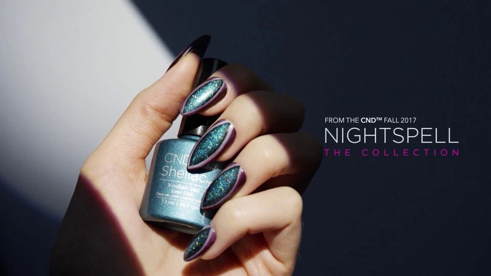 Viridian Veil CND Shellac / Color Coat / Nagellack 7.3ml / S-Verfolgung - Bild 4 von 4