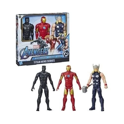 Black panther discount action figure set