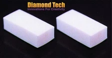 Diamond Tech Max Super Sponge for Stained Glass Grinder (2)