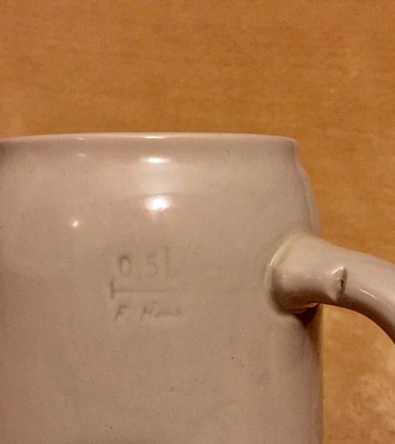 paulaner ceramic mug