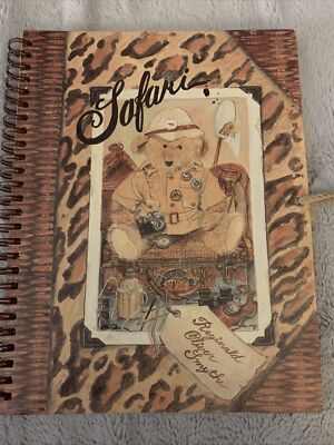Steiff Safari Reginald Traveling Bear Journal Book 1995