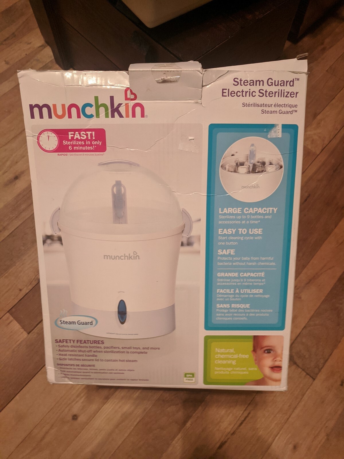 munchkin electric bottle sterilizer