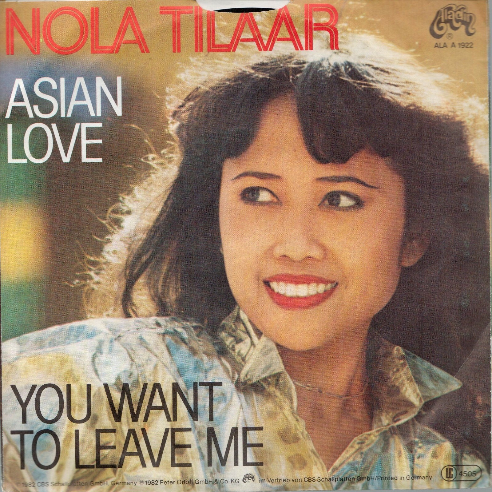 Nola Tilaar You Want To Leave Me Asian Love 7inch Single Ebay