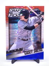 2014 Panini Prizm Perennial Draft Picks Red White & Blue Pulsar Casey Soltis #44