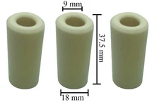 3-pack General Pump 44040109 Replacement CERAMIC PISTON 18mm fits Interpump GP