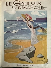 LE GAULOIS DU DOMINGO 1911 N° 145 BON VOYAGE - BUILDING STRIKE - SHOES