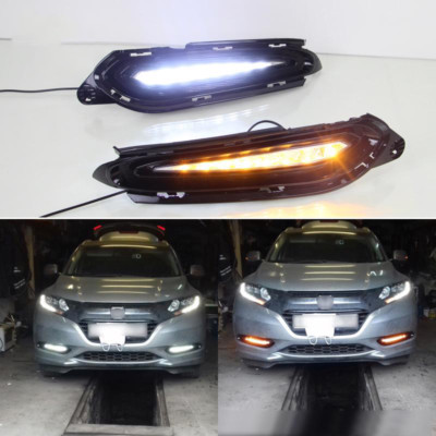 #ad LED DRL Daytime Running Lights Fog Turn For 2015 2026 2017 2018 Honda HRV Vezel $178.54