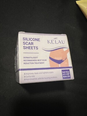 Silicone Scar Sheets, Silicone Scar Tape(1.6''x 120'' Roll-3m Kelau