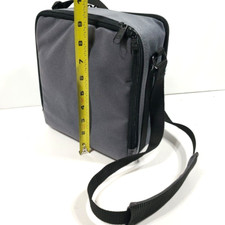 Gray Carrying Bag For Film SLR/DSLR Camera and Kit Lens w/ Strap Vintage