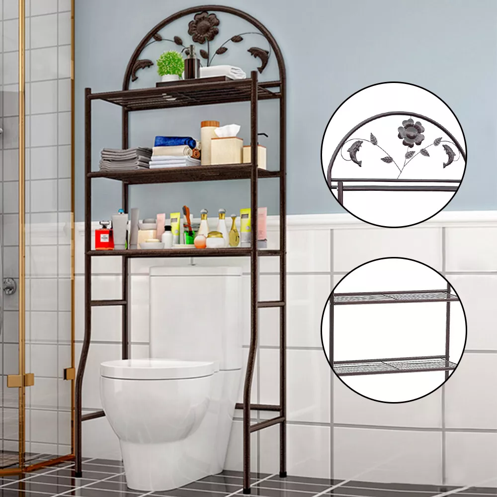 Bathroom best sale tier shelf