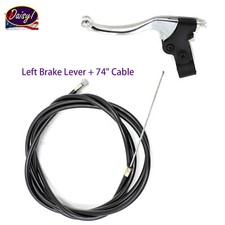74" Brake Cable w/ Left Lever For Electric Gas Scooter 69" Sleeve Mini Bike