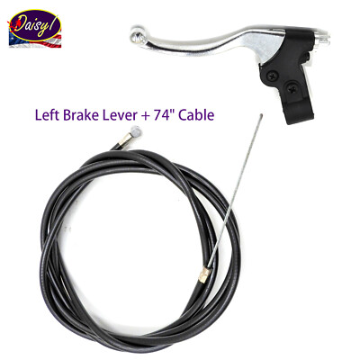 #ad 74quot; Brake Cable w Left Lever For Electric amp; Gas Scooter 69quot; Sleeve Mini Bike $17.99