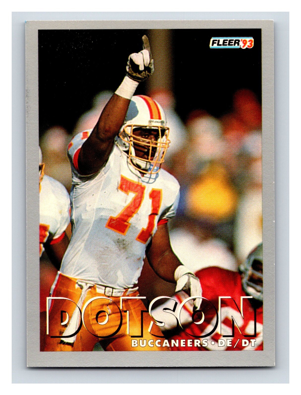 1993 Fleer #279 Santana Dotson Near Mint
