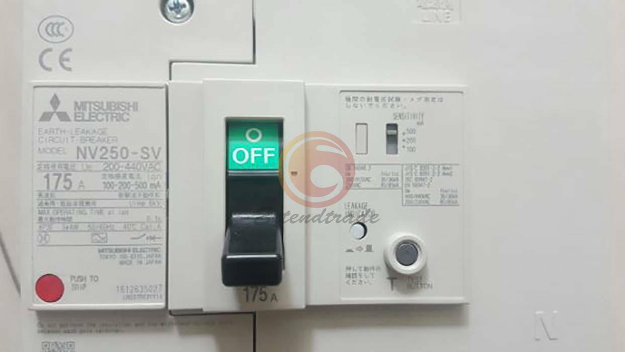 ONE NEW NV250-SV 250A 4P EARTH LEAKAGE CIRCUIT BREAKER #F8