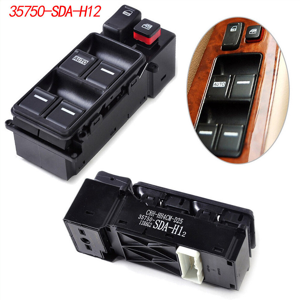 Driver Side Master Power Window Switch For 03-07 Honda Accord Sedan 4-Door，