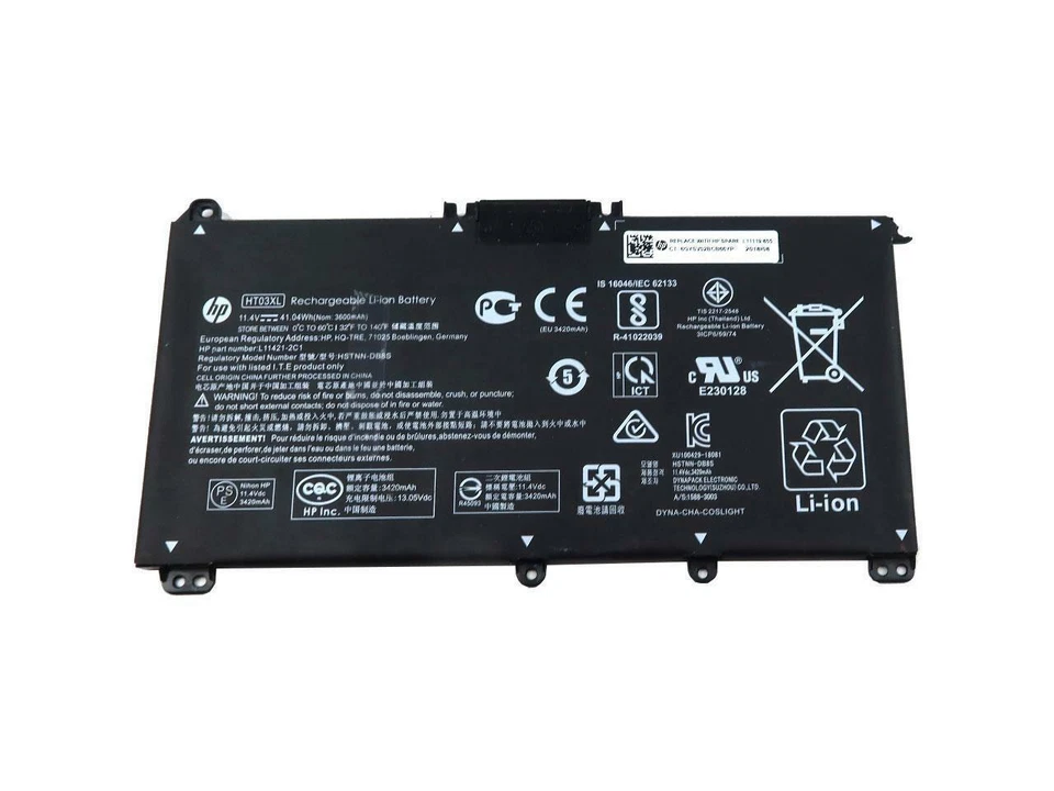 HP 240 245 250 255 G7 14 15 17 HT03XL 11.34V 41.04Wh 3600mAh battery Tested - Image 1 of 1