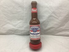 9” Tall Budweiser Bottle Figural Tap Handle. New Condition