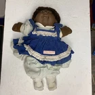 Cabbage Patch Kids Girl Doll AA Brown Hair & Eyes HM10 Dress