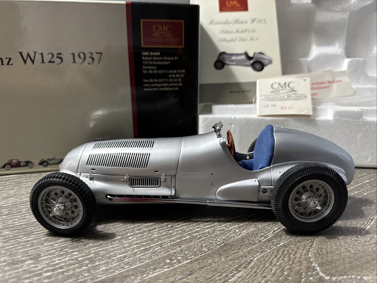 CMC M-031 MERCEDES BENZ W125 1937 1/18 SCALE SILVER | eBay CMC M-031 MERCEDES BENZ W125 1937 1/18 SCALE SILVER | eBay