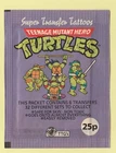 Teenage Mutant Hero Turtles Tattoos Unopened Packet Circa 1990