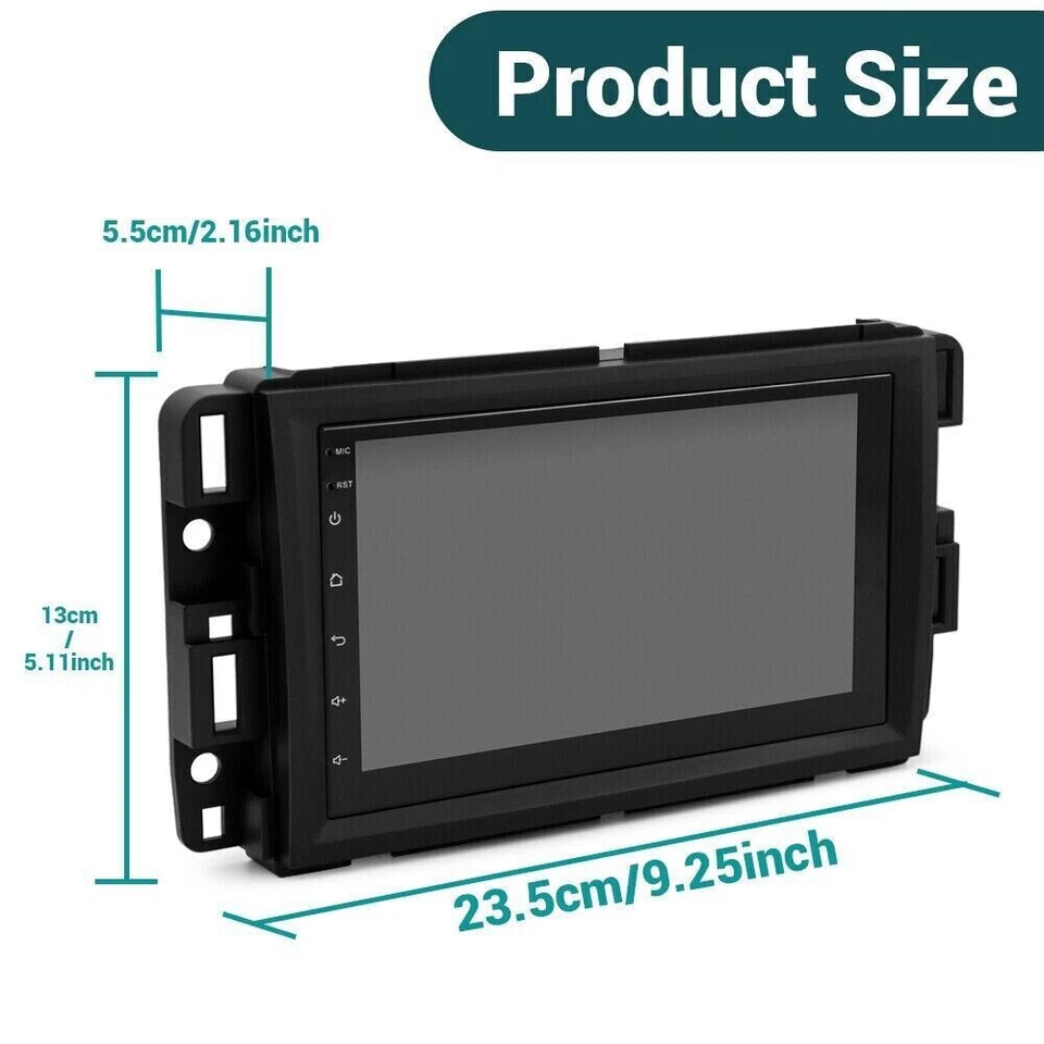 Carplay For GMC Yukon Chevy Silverado Sierra 32GB Android13 Car Stereo Radio GPS - Image 2 of 4