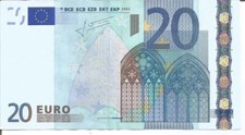 GERMANY 20 EURO NOTE 2002 (JEAN-CLAUDE TRICHET) - 1st SERIES