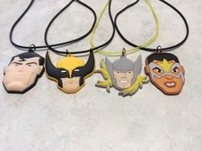 4Pvc Super Heroes Necklaces