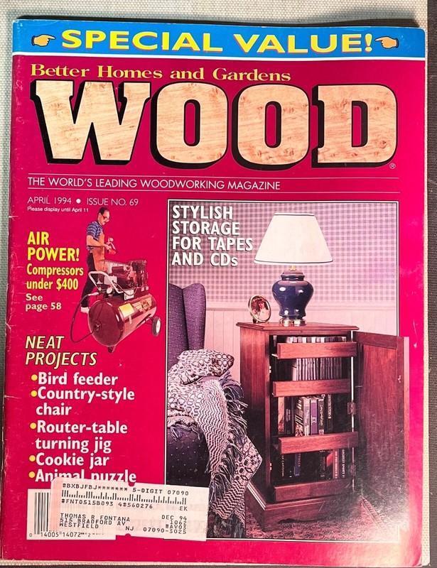 Vintage Wood Magazine : April  1994  # 69